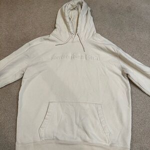 Abercrombie & Fitch Cream Sweatshirt Pullover